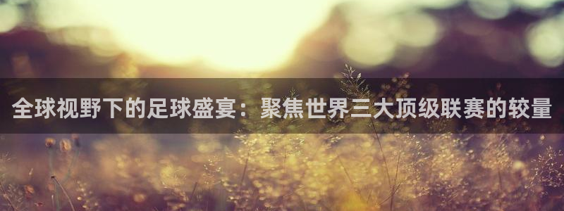 欧联杯直播:全球视野下的足球盛宴:聚焦世界三大顶级联赛的较量